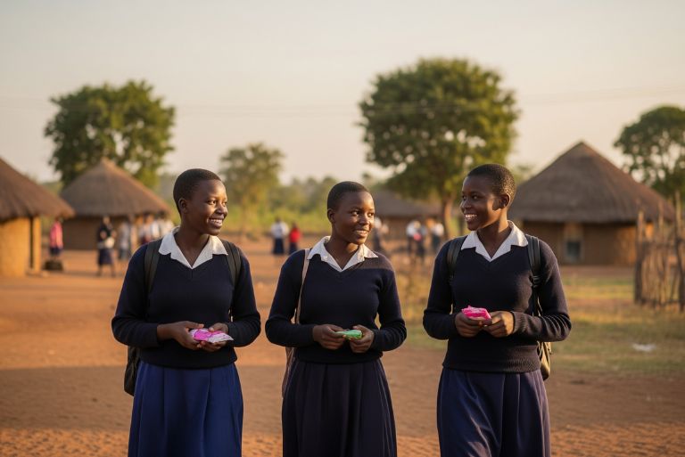 Support Teenage Girls with Sanitary Towels